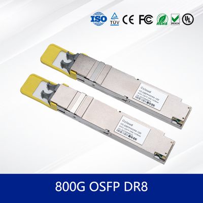 Mô-đun thu phát CC-OSFP08DR8-12D OSFP 800G tốc độ cao 112 DR8 cho Trung tâm dữ liệu