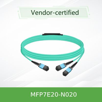 Cáp quang chia sợi đa mode Nvidia Mfp7e20-Nxxx Mfp7e20-N020 Mmf, MPO12 APC sang 2xMPO12 APC