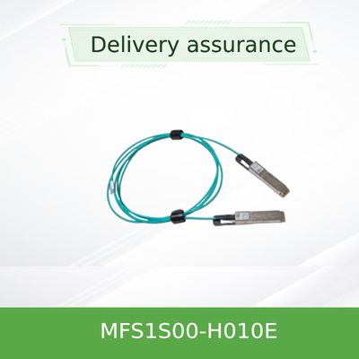 Cáp quang chủ động Nvidia Mfs1s00-Hxxxv 200GB/s QSFP56 MMF AOC Mfs1s00-H010e, lên đến 200gbps, QSFP56 sang QSFP56