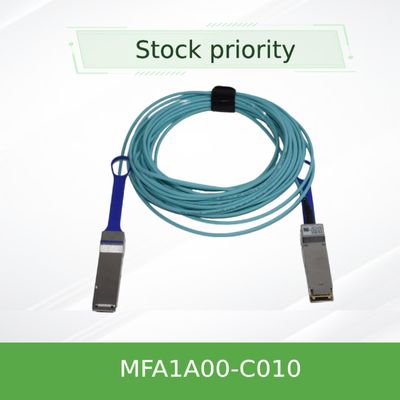 Cáp quang chủ động 100GbE LSZH Mellanox QSFP28 AOC MFA1A00-C010 10m