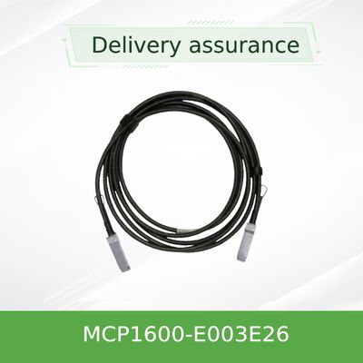 MCP1600-E003E26 Cáp đồng gắn trực tiếp InfiniBand EDR Lên đến 100Gb/S QSFP28 3m Đen 26AWG