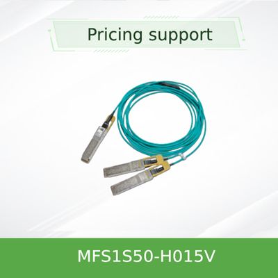 MFS1S50-H015V Cáp Mellanox Aoc InfiniBand Active Copper QSFP+ To SFP+ Cable Assembly
