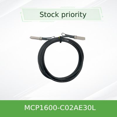 Mạng cáp DAC Mellanox 2,5m 100GbE QSFP28 MCP1600-C02AE30L