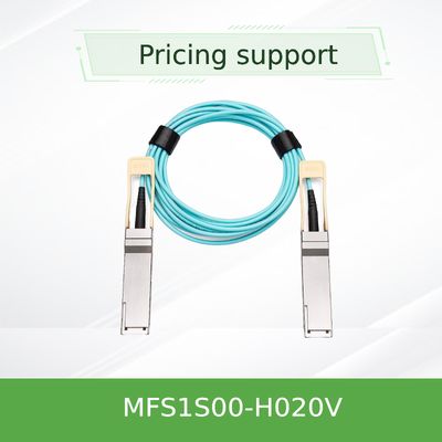 MFS1S00-H020V(980-9I45T-00H020) Cáp quang chủ động Mellanox Aoc Ethernet 200GbE QSFP56 Cáp quang infiniband