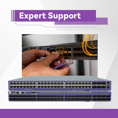 48 cổng X460 Extreme Network AVB Switch 48T 10 100 1000BASE-T Độ trễ thấp hơn Mbps có thể xếp chồng Bản gốc