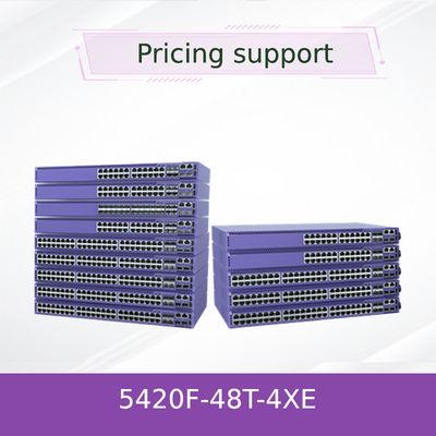 Advanced 5420f Series 48-Port Ethernet Switch với kết nối 10gbe 5420f-48t-4xe Extreme Xos