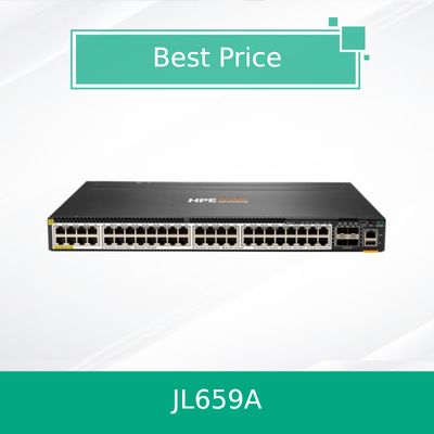 Thiết bị chuyển mạch Hpe Aruba Networking Cx 6300m 48 cổng Hpe Smart Rate 1/2.5/5gbe Poe và 4 cổng SFP56 (JL659A)