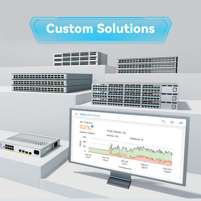 C9200-24t-a Công tắc doanh nghiệp mô-đun Gigabit Ethernet Cisco Catalyst Access 24X 1g RJ45 Ports C9200-24t-a mới