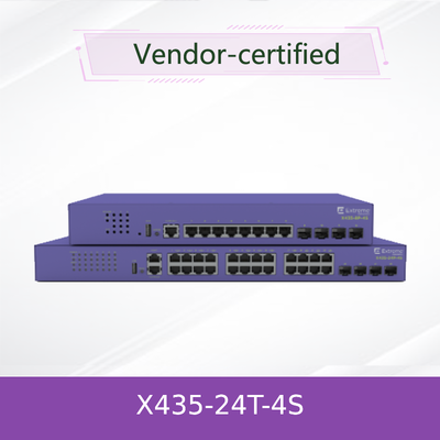 Full Half Duplex 802.3at Poe X435 Extreme Network AVB Switch 24T-4S 48 Cổng 216Gbps