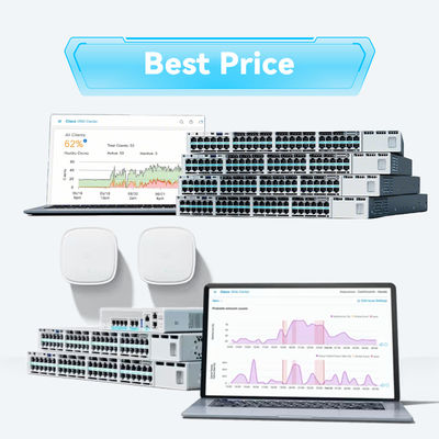 C9200L-48p-4G-E Network Switch Mới và nguyên bản 9200L 48 cổng Poe 4 1g SFP Uplink Switch