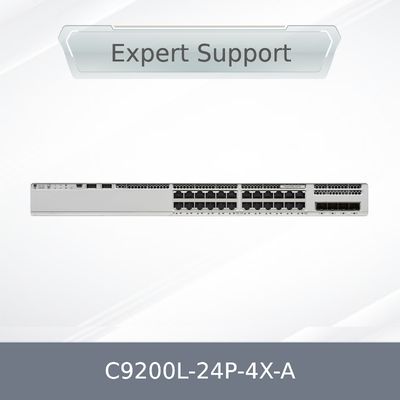 Mới Nguyên Bản Niêm Phong Nhà Máy C9200L-24p-4X-a 9200L 24-Cổng Poe+ 4 X 1g Network Advantage Cisco Switch C9200L-24p-4X-a