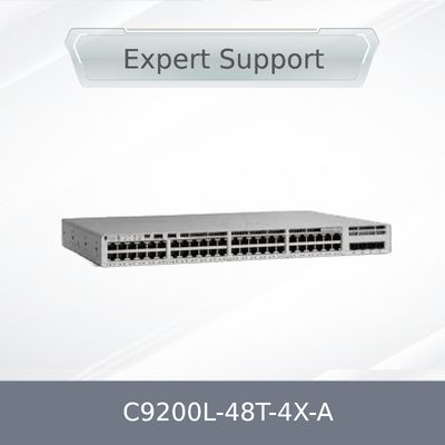 Bộ chuyển đổi mạng gốc hoàn toàn mới Cisco C9200 Series 48-Port C9200L-48t-4X-a Uplink Data SFP Switch trong kho