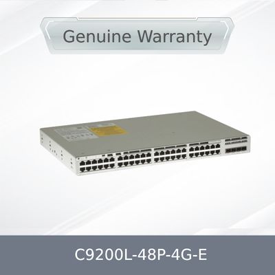 C9200L-48p-4G-E Network Switch Mới và nguyên bản 9200L 48 cổng Poe 4 1g SFP Uplink Switch