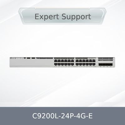 C9200L-24p-4G-E Cisco Catalyst 24 Port Poe Layer3 Gigabit Ethernet được quản lý 4 SFP Port Stackable Network Switch C9200L-24p-4G-E