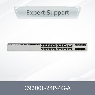 Sản phẩm nguyên bản mới 9200L Switch C9200L-24p-4G-a Cata Lyst 9200L 24-Port Poe+, 4 X 1g, Network Advantage C9200L-24p-4G-a