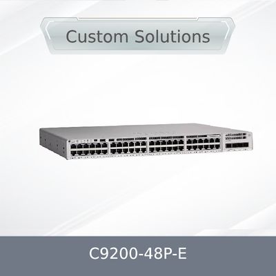 C9200-48p-E Bộ chuyển mạch mạng 48 cổng RJ45 1g Poe+ với 48 cổng Poe+ Network Essentials và X1 Nguồn AC