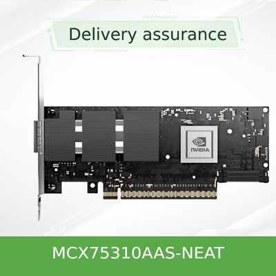 Nvidia Connectx-7 Adapter MCX75310aas-Neat (900-9X766-003N-SQ0) Cổng đơn Osfp Infiniband: Ndr 400GB/S (tốc độ mặc định) Ethernet: 400gbe