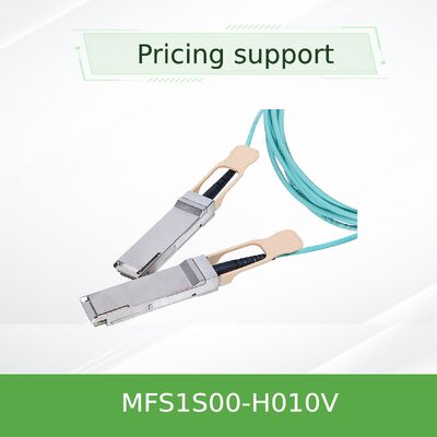 Cáp quang chủ động QSFP56 Mellanox MFS1S00-H010V 10m 200Gb/s  Tầm xa mở rộng cho Mạng Trung tâm Dữ liệu