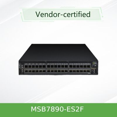 NVIDIA Mellanox MSB7890-ES2F 100G InfiniBand Switch 36-Port 7.2Tb/s Unmanaged Switch with P2C Airflow UFM Ready