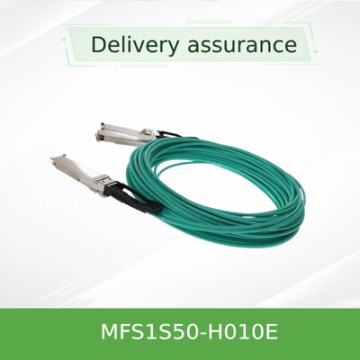 Cáp chia AOC độ trễ thấp NVIDIA MFS1S50-H010E 200G sang 2x100G QSFP56