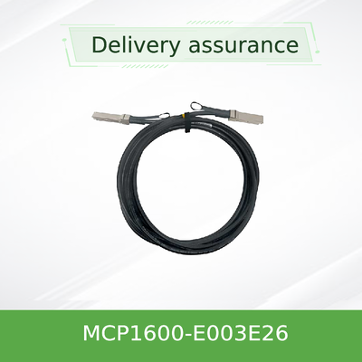 Cáp EDR InfiniBand 100Gb / s MCP1600-E003E26 QSFP28 đồng DAC cho Top-of-Rack