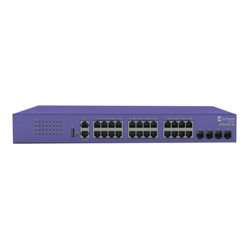 Full Half Duplex 802.3at Poe X435 Extreme Network AVB Switch 24T-4S 48 Cổng 216Gbps