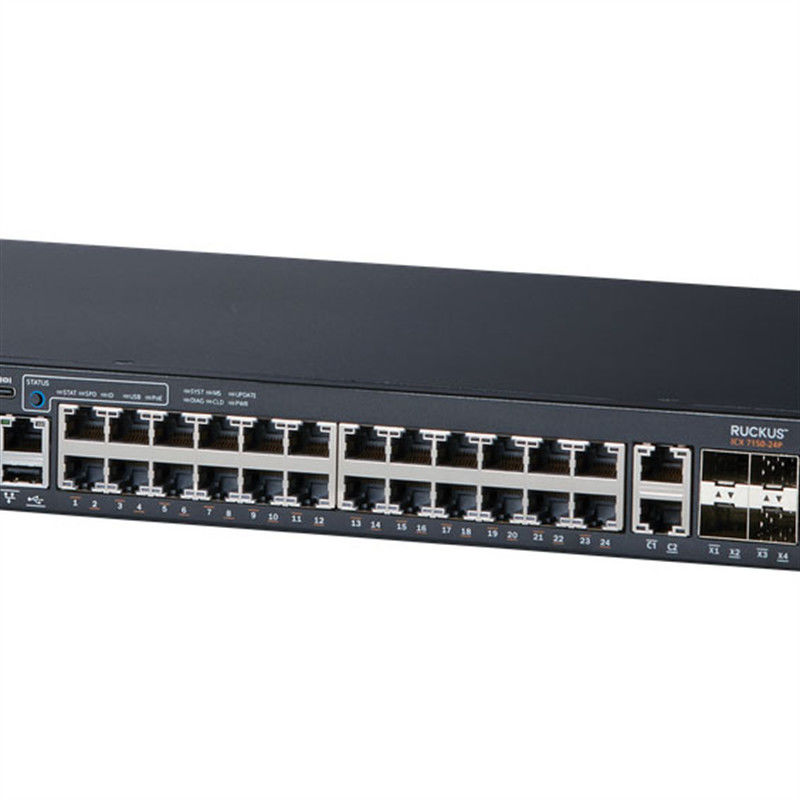 Switch mạng Ruckus 24P 4X1G ICX7150 10/100/1000Mbps RJ-45 PoE 370W