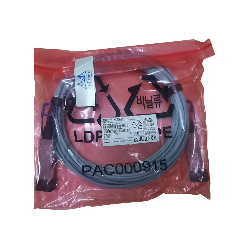 Cáp QSFP Mellanox AOC dựa trên VCSEL MFA1A00-E015 IB EDR Lên đến 100Gb/S