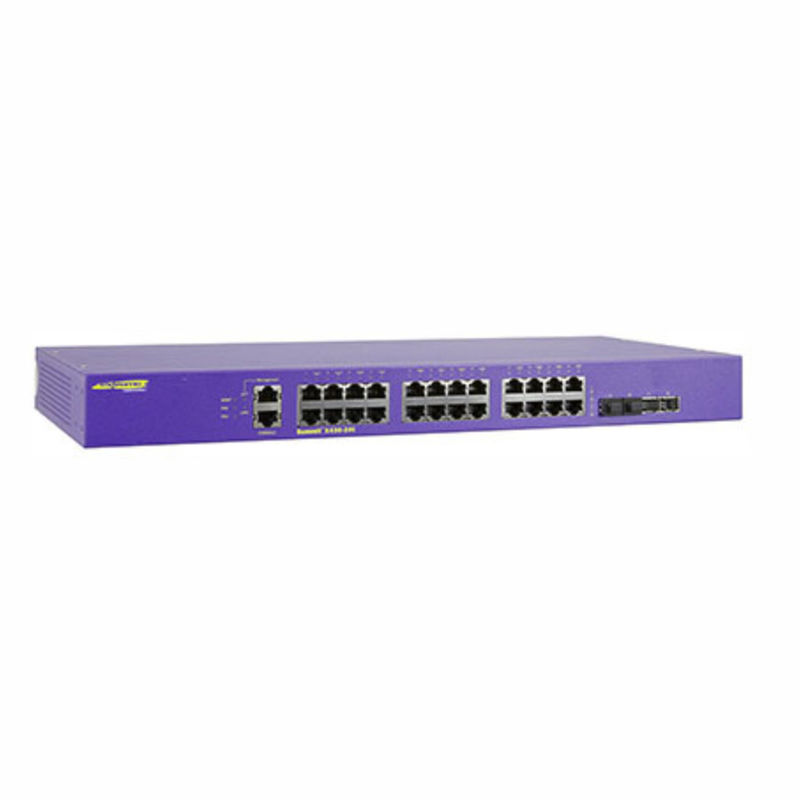 Bộ chuyển mạch Extreme Networks X435 AVB 24P X435 4S 68Gbps 50.6Mpps mới và nguyên bản