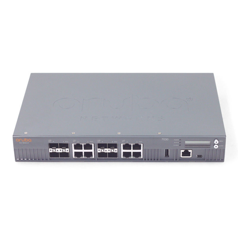 7000 Sê-ri WLAN 7030 Bộ điều khiển Aruba 64 AP 7030-RWJW686A 8 Cổng kết hợp