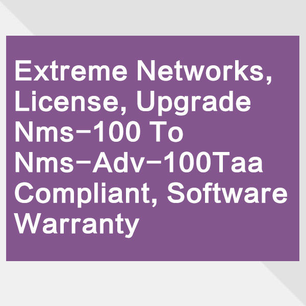 giấy phép chuyển đổi của X690 Avb Extreme Networks 10gb Switch NMS 100 Nâng cấp bộ điều khiển Nms ADV