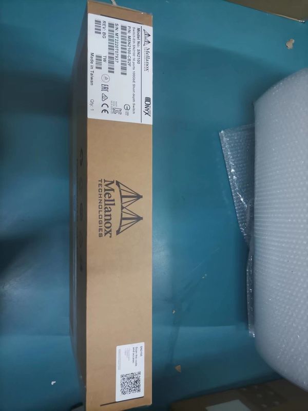 Công tắc 2 lõi Độ sâu ngắn Mellanox SN2000 MSN2100-CB2F 100GbE 1U 16 Cổng QSFP28 2 AC PSU X86