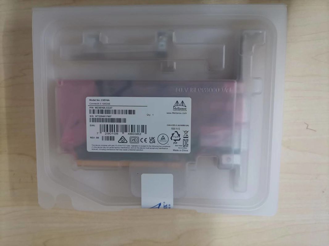 Card mạng Mellanox 100GbE NIC MCX516A-CCAT Cổng kép QSFP28 PCIe3.0x16