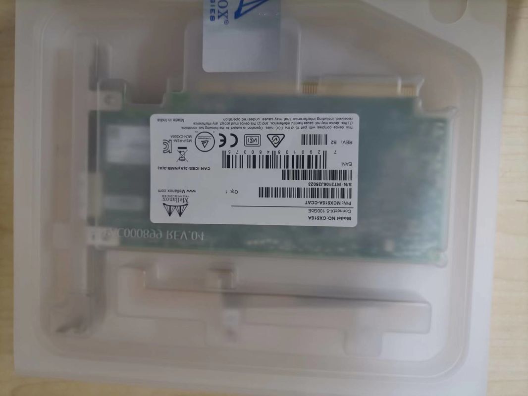 Bộ điều hợp thẻ mạng 100GbE InfiniBand Mellanox MCX515A-CCAT EN 10 25 40 50 Tốc độ Oe