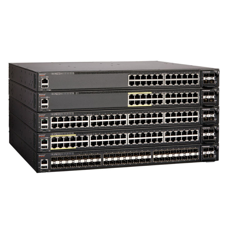 Network Ruckus Icx7450 Switch POE 24 cổng 1500W 336 Gb/S 960 Gb/S