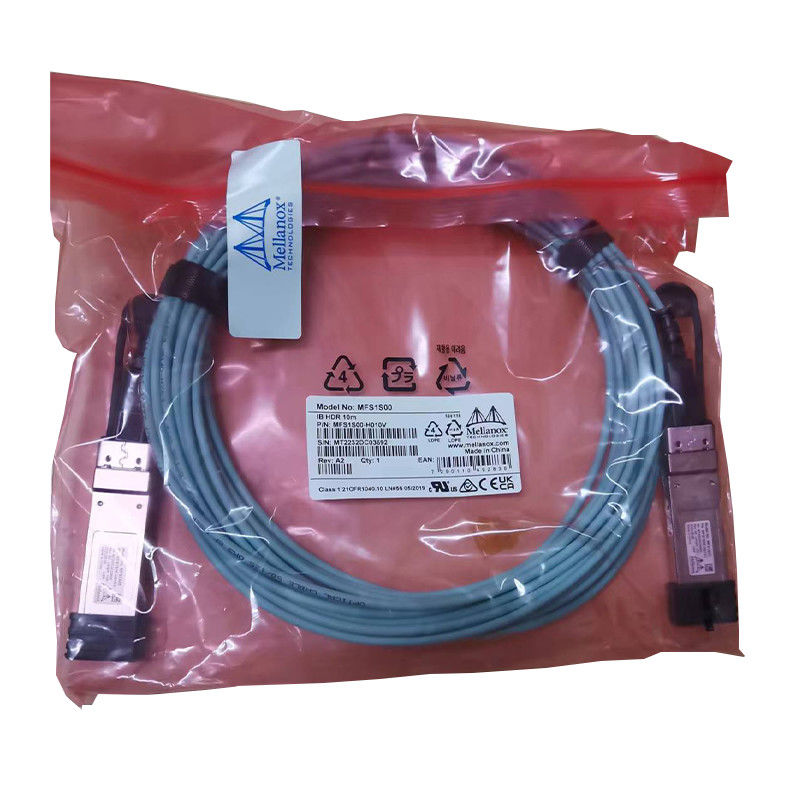 Cáp Mellanox AOC DAC MFS1S00-H015V Cáp quang Aoc Kết nối trung tâm dữ liệu hiệu quả nhanh 100GbE 25GbE