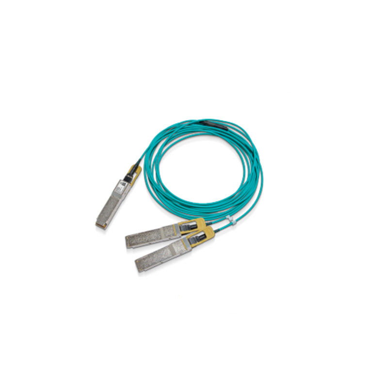 Cáp AOC Mellanox có độ trễ thấp MFS1S50-H005V Cáp chia Ethernet 200GbE đến 2x100GbE 5m