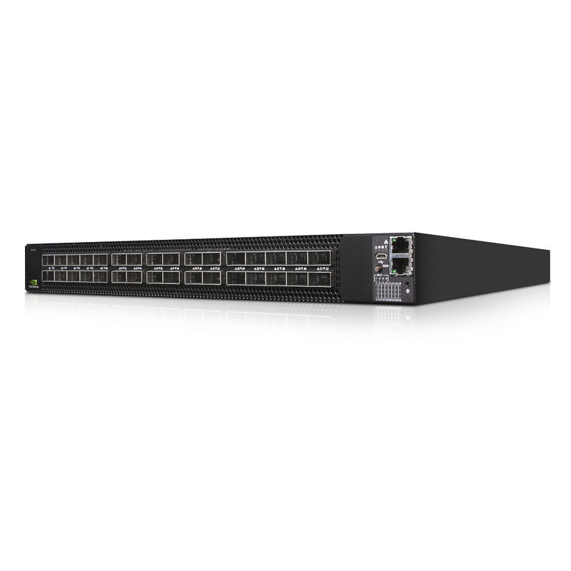MSN3700-CS2F Nguồn cung cấp bộ chuyển mạch mạng Mellanox (AC) Độ sâu tiêu chuẩn CPU X86 Bộ đường dẫn khí P2C
