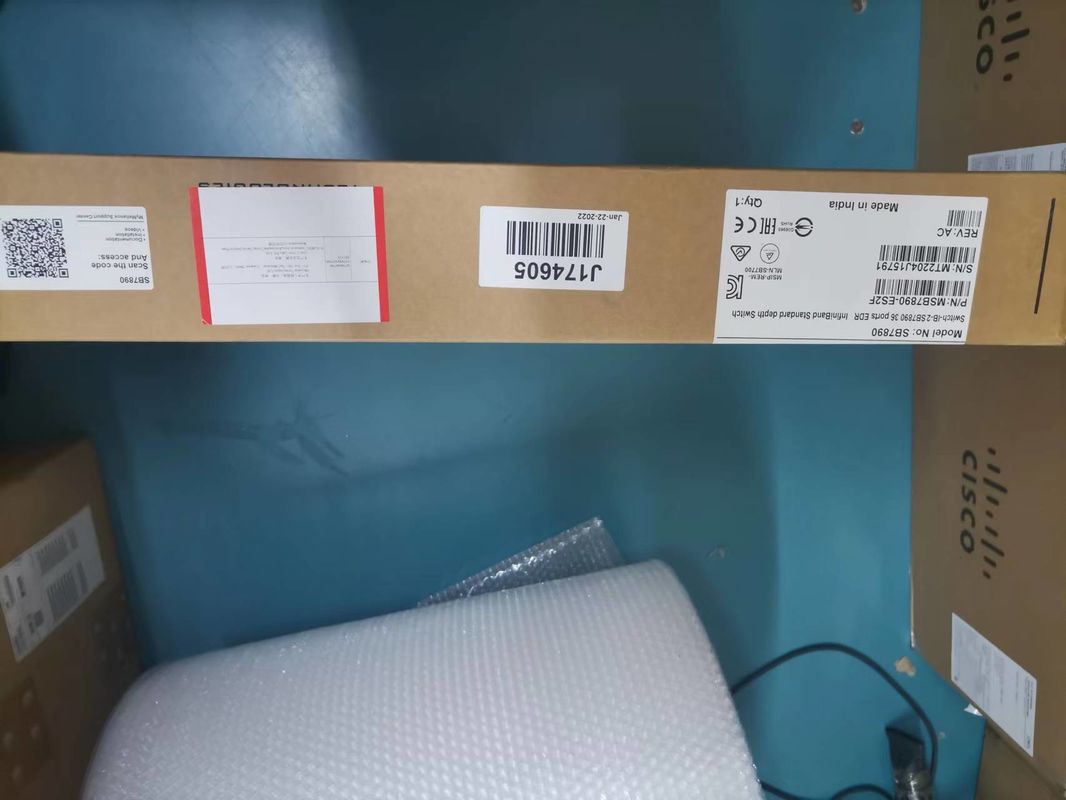 MSB7800-ES2F Công tắc mạng Mellanox InfiniBand EDR 100Gb/S Hệ thống 36 cổng QSFP28 1U