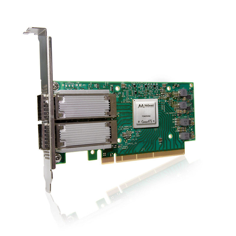 ConnectX-5 Ex VPI Adapter Thẻ Mạng Mellanox EDR InfiniBand Và 100GbE Dual Port QSFP28 MCX556A-EDAT