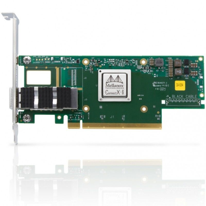 MCX653106A-ECAT Mellanox 100gb Nic ConnectX- 6 VPI Hdr100 Edr Ib Cổng kép