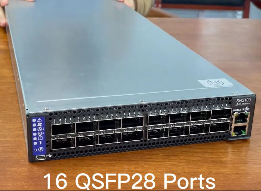 MSN2100-CB2F Mellanox Network Switch Spectrum Dựa trên Ethernet mở 1001U với thẻ Mellanox