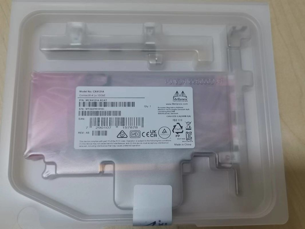 MCX4121A-ACAT ConnectX®-4 Lx EN Nic Network Interface Card 25GbE Cổng kép SFP28