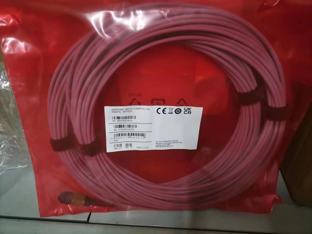 Mellanox DAC Cable MCA4J80-N005 Active Copper Cable IB Twin Port NDR 800Gb/s OSFP 5 mét