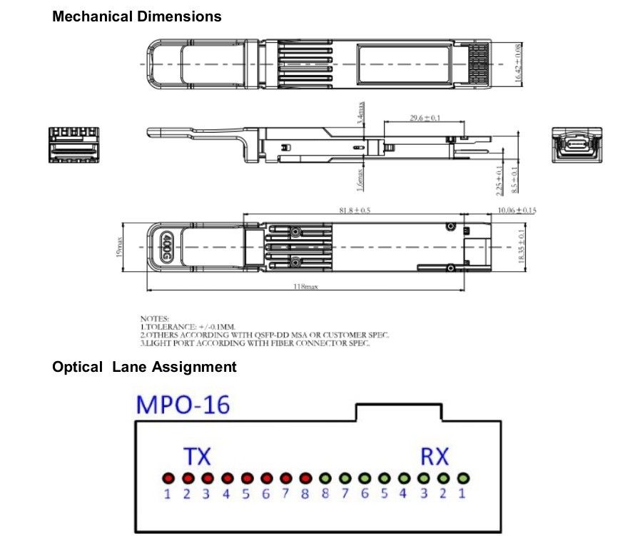 Tính năng giám sát Nhiệt độ và Phương thức cung cấp giám sát cho 400G QSFP-DD Transceiver quang học trong Trung tâm dữ liệu HPC