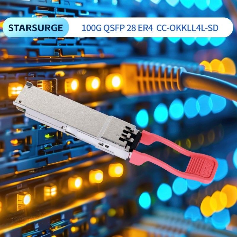 3.3V DC Power Source Computing Interconnect 100G QSFP28 BIDI SR Transceiver cho Trung tâm dữ liệu Hot Pluggable Optical Module