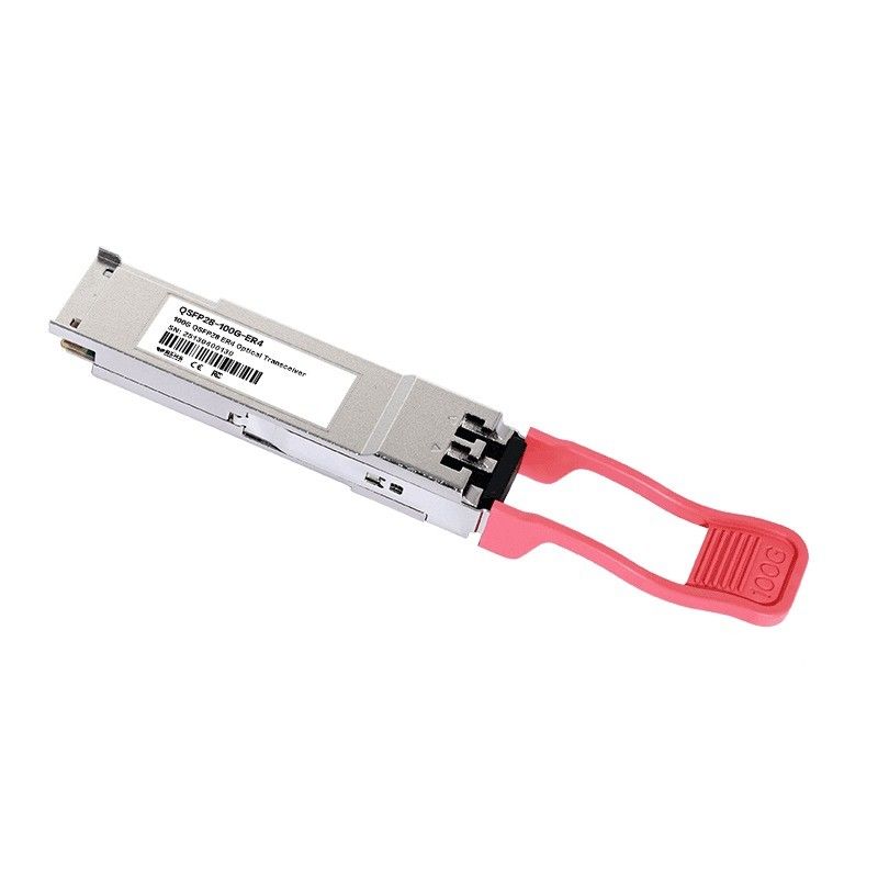 Nguồn điện 3.3V đơn 100GBase QSFP28 ER4 40KM Thiết bị quang sợi Duplex LC Optical Transceiver Module cho yêu cầu của bạn