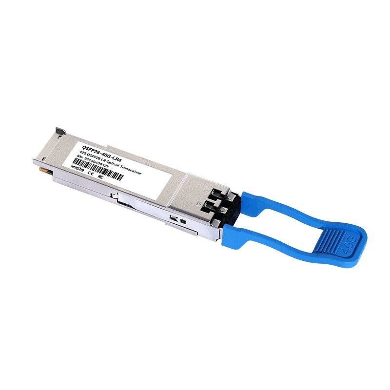 Khoảng cách truyền 10km 40Gb/s QSFP LR4 Optical Transceiver 1277.5nm 10km Duplex LC cho thiết bị sợi quang tốc độ