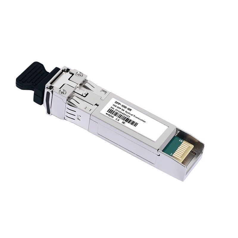 Fiber Type Multi Mode Fiber OM3 network 10G SFP 850nm 300m LC Optical Transceiver Module cho Trung tâm Dữ liệu