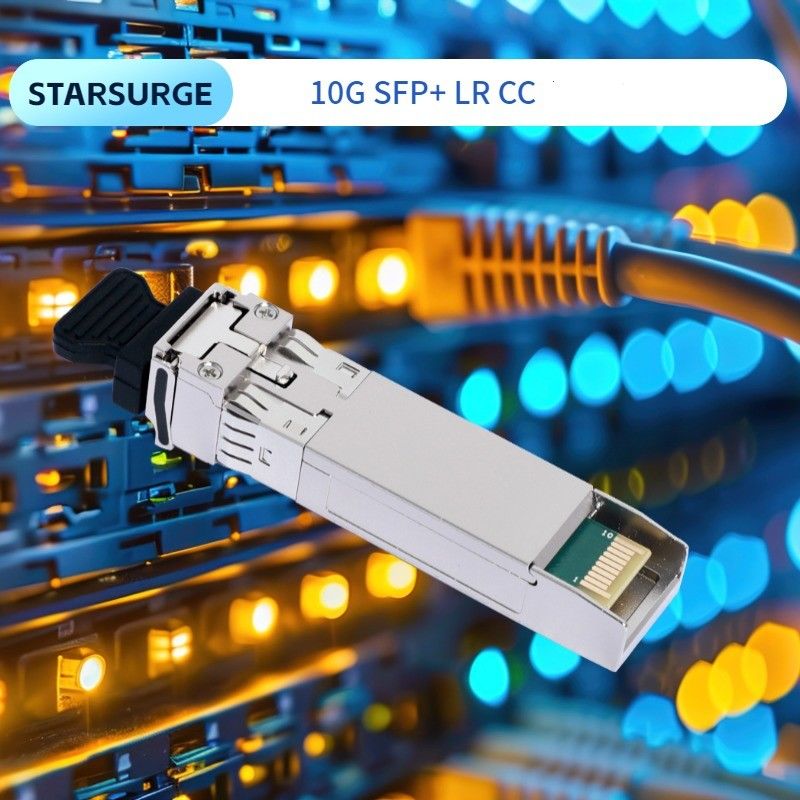 Fiber Type Multi Mode Fiber OM3 network 10G SFP 850nm 300m LC Optical Transceiver Module cho Trung tâm Dữ liệu